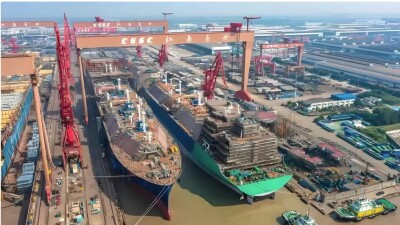 Đơn hàng đóng mới tại các nhà máy đóng tàu Trung Quốc giảm 18% trong 6 tháng đầu năm
